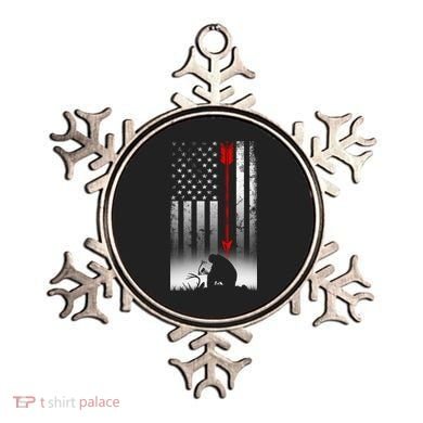Bow Deer Hunting American Flag Gift For Bow Hunting Gift Ornament