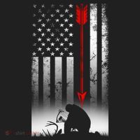 Bow Deer Hunting American Flag Gift For Bow Hunting Gift Hat thumb 2