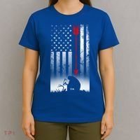 Bow Deer Hunting American Flag Gift For Bow Hunting Gift T-Shirt thumb 4