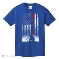 Bow Deer Hunting American Flag Gift For Bow Hunting Gift Kids T-Shirt thumb 0