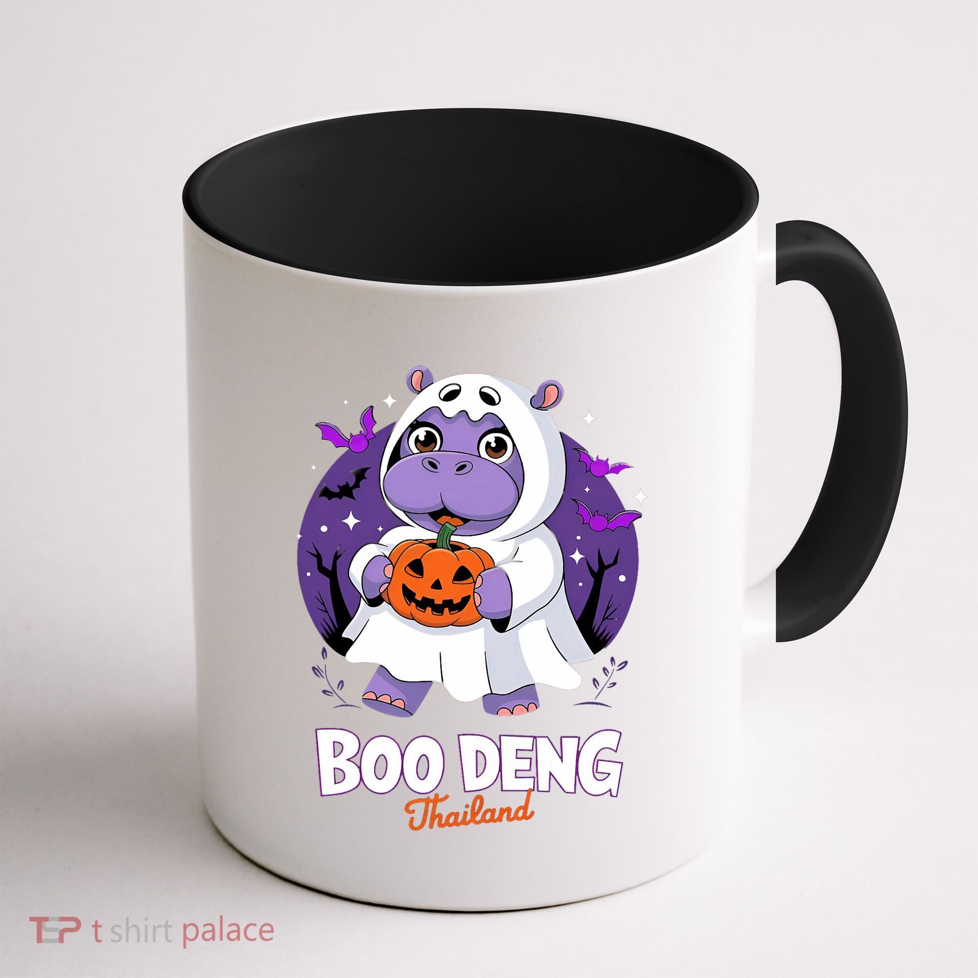 Boo Deng Halloween Costume Cute Baby Hippo Moo Deng Funny Coffee Mug