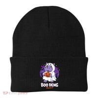 Boo Deng Halloween Costume Cute Baby Hippo Moo Deng Funny Beanie thumb 0