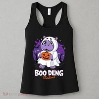 Boo Deng Halloween Costume Cute Baby Hippo Moo Deng Funny Women's Tank Top thumb 3
