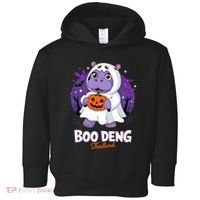 Boo Deng Halloween Costume Cute Baby Hippo Moo Deng Funny Toddler Hoodie thumb 0