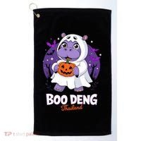 Boo Deng Halloween Costume Cute Baby Hippo Moo Deng Funny Golf Towel thumb 0