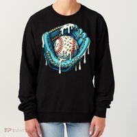 Baseball Drip Home Plate Ice Cream Respect The Drip Women's Sweatshirt thumb 0