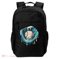 Baseball Drip Home Plate Ice Cream Respect The Drip Backpack thumb 0