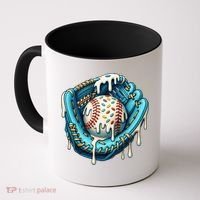 Baseball Drip Home Plate Ice Cream Respect The Drip Coffee Mug thumb 0