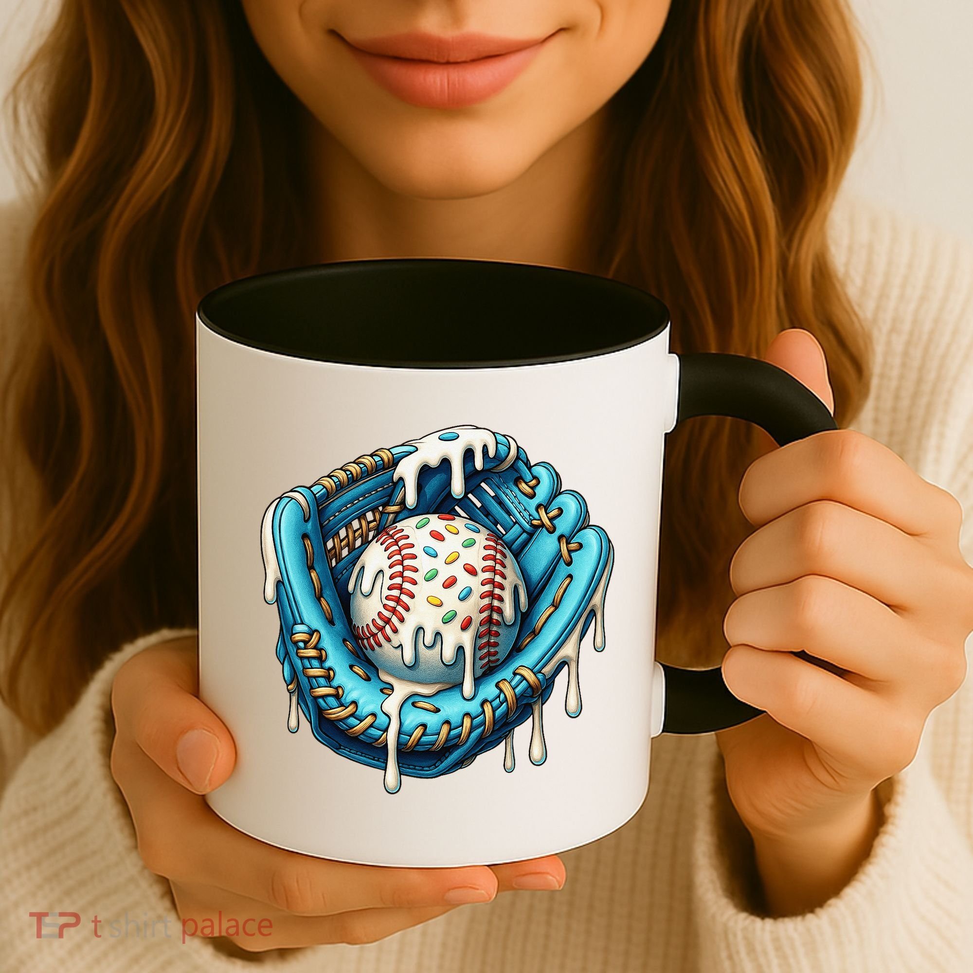 Baseball Drip Home Plate Ice Cream Respect The Drip Coffee Mug