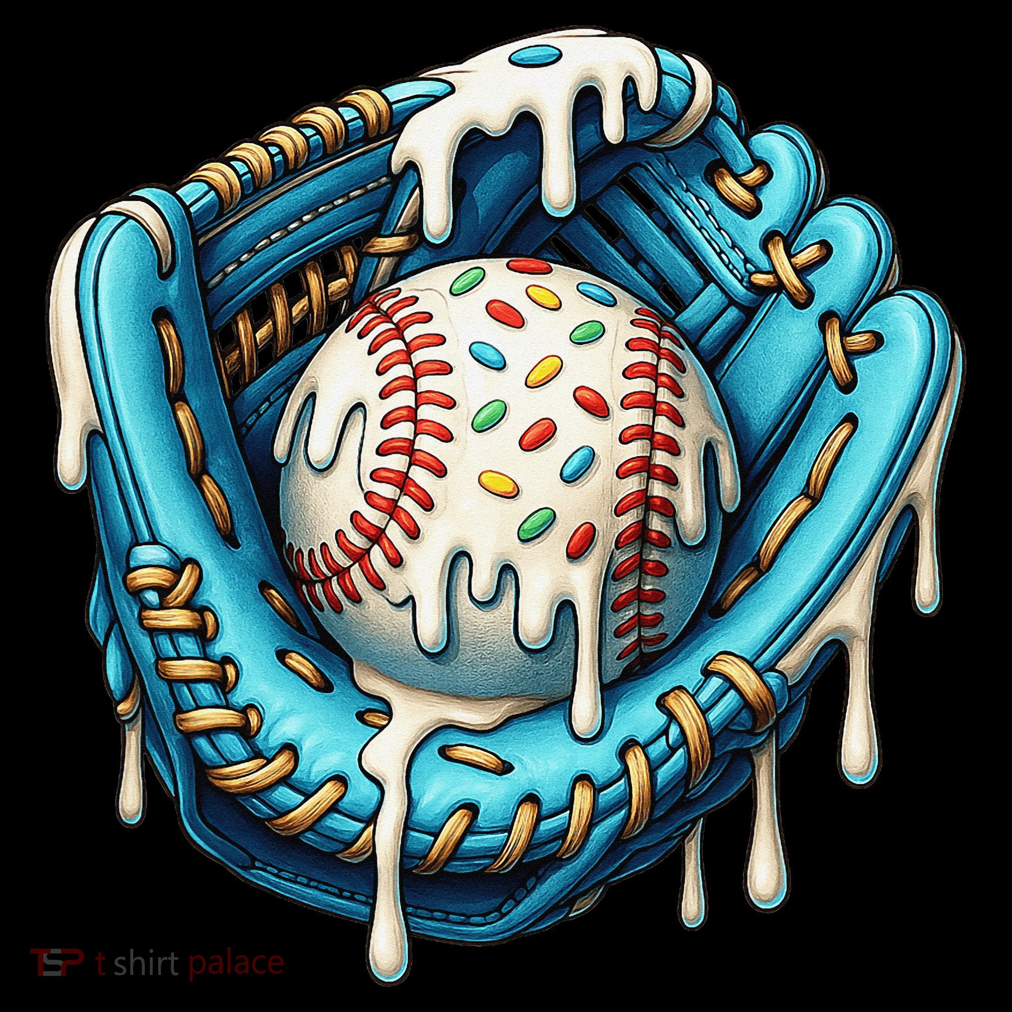 Baseball Drip Home Plate Ice Cream Respect The Drip Women's Hoodie