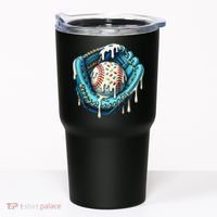 Baseball Drip Home Plate Ice Cream Respect The Drip Tumbler thumb 0