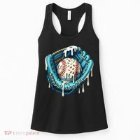 Baseball Drip Home Plate Ice Cream Respect The Drip Women's Tank Top thumb 0