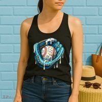 Baseball Drip Home Plate Ice Cream Respect The Drip Women's Tank Top thumb 2