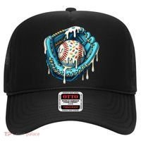 Baseball Drip Home Plate Ice Cream Respect The Drip Hat thumb 0
