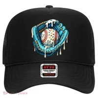 Baseball Drip Home Plate Ice Cream Respect The Drip Hat thumb 0