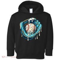 Baseball Drip Home Plate Ice Cream Respect The Drip Toddler Hoodie thumb 0