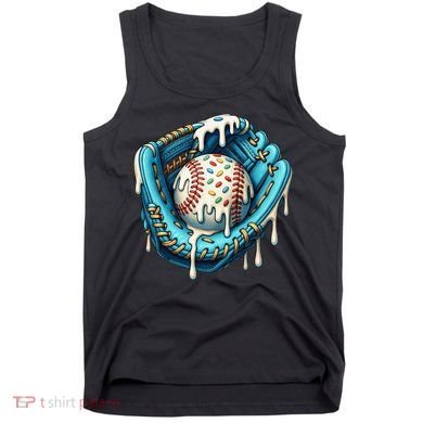 Baseball Drip Home Plate Ice Cream Respect The Drip Tank Top