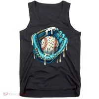 Baseball Drip Home Plate Ice Cream Respect The Drip Tank Top thumb 0
