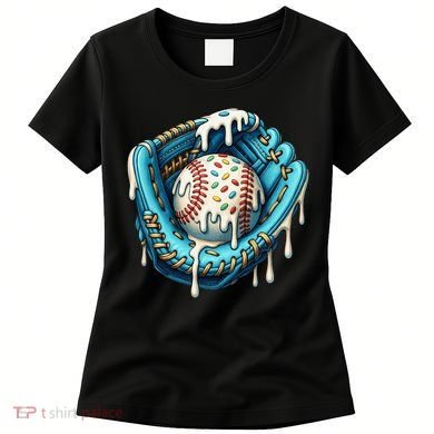 Baseball Drip Home Plate Ice Cream Respect The Drip Women's T-Shirt