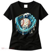 Baseball Drip Home Plate Ice Cream Respect The Drip Women's T-Shirt thumb 0
