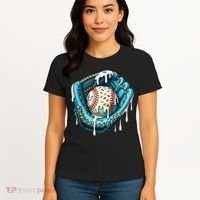 Baseball Drip Home Plate Ice Cream Respect The Drip Women's T-Shirt thumb 4