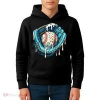 Baseball Drip Home Plate Ice Cream Respect The Drip Kids Hoodie thumb 4