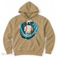 Baseball Drip Home Plate Ice Cream Respect The Drip Hoodie thumb 0