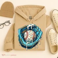 Baseball Drip Home Plate Ice Cream Respect The Drip Hoodie thumb 4