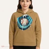 Baseball Drip Home Plate Ice Cream Respect The Drip Hoodie thumb 5