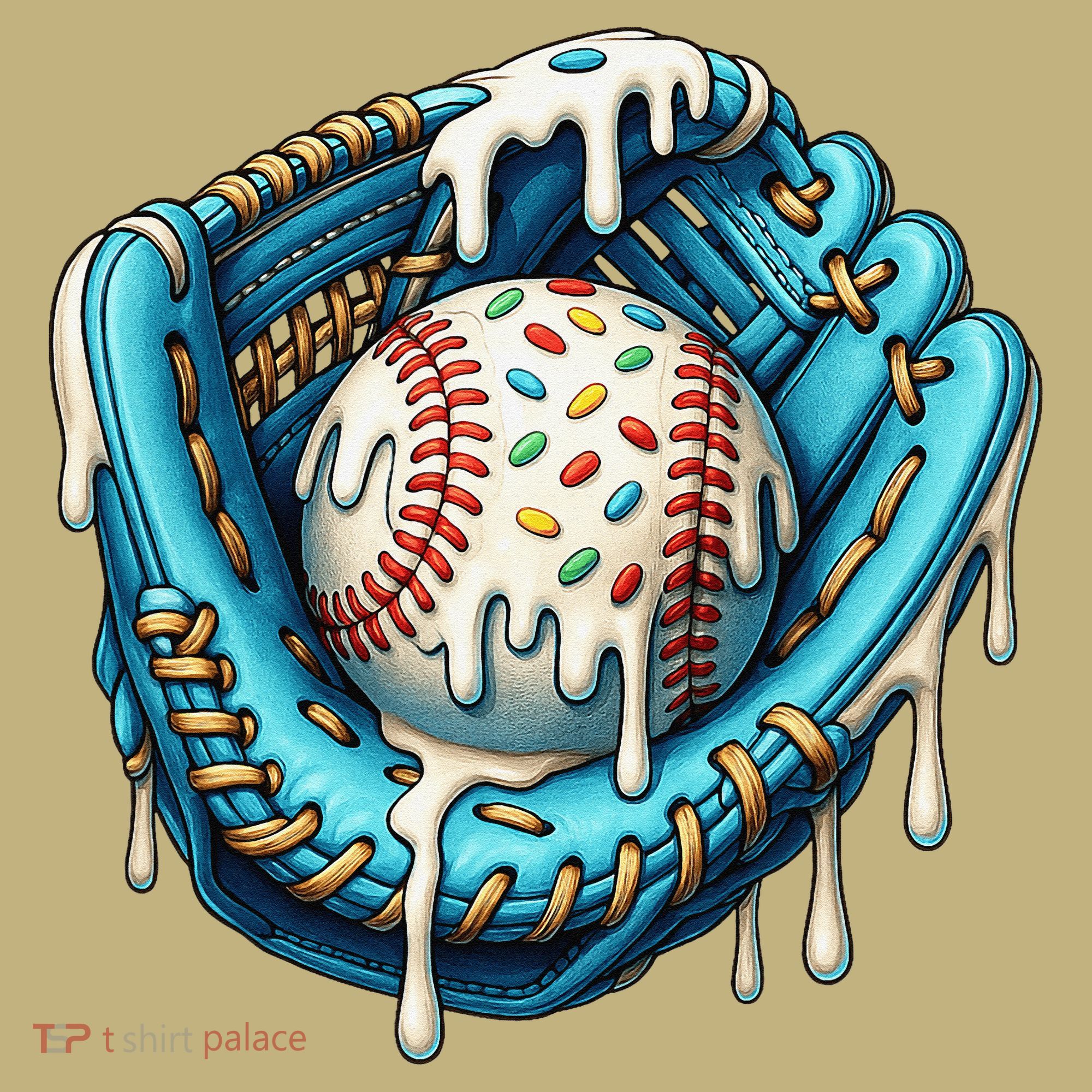 Baseball Drip Home Plate Ice Cream Respect The Drip Long Sleeve Shirt