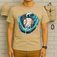 Baseball Drip Home Plate Ice Cream Respect The Drip T-Shirt thumb 6