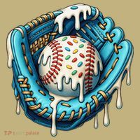Baseball Drip Home Plate Ice Cream Respect The Drip T-Shirt thumb 7