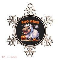 Boo Deng Halloween Baby Pygmy Hippo Bouncy Pig Moo Deng Ornament thumb 0