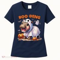 Boo Deng Halloween Baby Pygmy Hippo Bouncy Pig Moo Deng Women's T-Shirt thumb 0