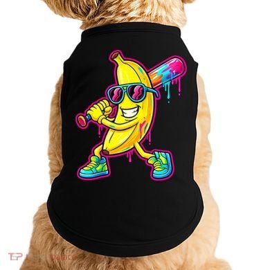 Banana Drip Ice Cream Baseball Doggie Tank