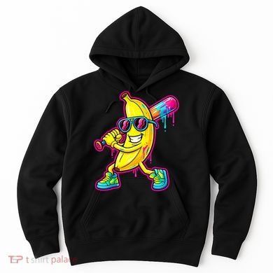 Banana Drip Ice Cream Baseball Hoodie