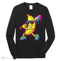 Banana Drip Ice Cream Baseball Long Sleeve Shirt thumb 0