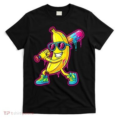 Banana Drip Ice Cream Baseball T-Shirt
