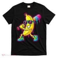 Banana Drip Ice Cream Baseball T-Shirt thumb 0