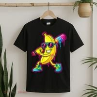 Banana Drip Ice Cream Baseball T-Shirt thumb 2