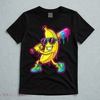 Banana Drip Ice Cream Baseball T-Shirt thumb 5