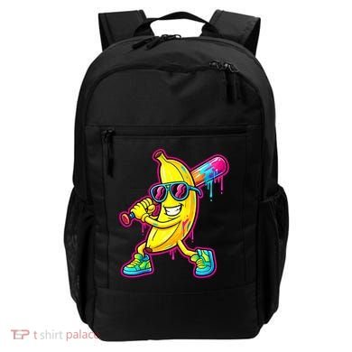 Banana Drip Ice Cream Baseball Backpack