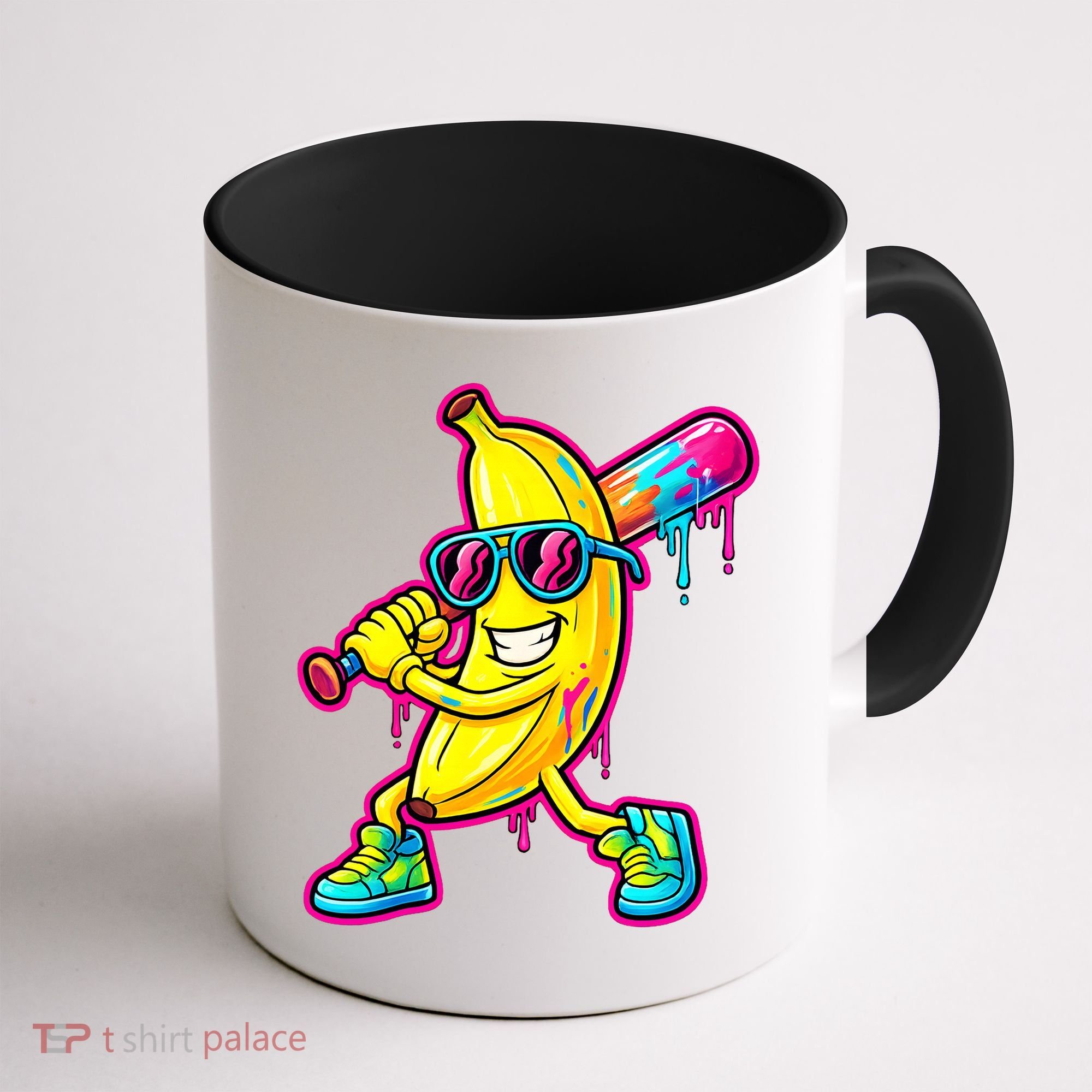 Banana Drip Ice Cream Baseball Coffee Mug
