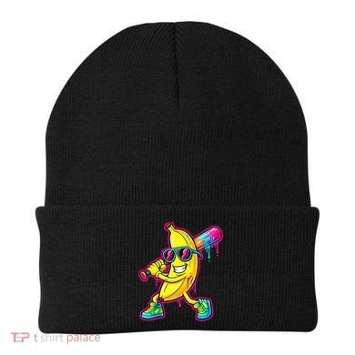 Banana Drip Ice Cream Baseball Beanie