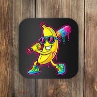 Banana Drip Ice Cream Baseball Coaster thumb 0