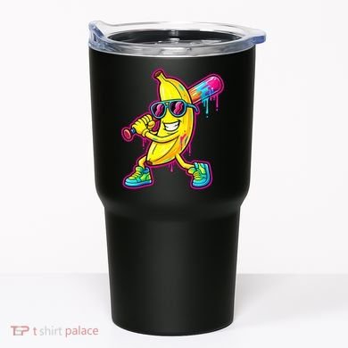 Banana Drip Ice Cream Baseball Tumbler