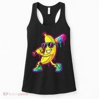 Banana Drip Ice Cream Baseball Women's Tank Top thumb 0