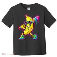 Banana Drip Ice Cream Baseball Toddler T-Shirt thumb 0