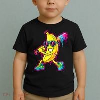 Banana Drip Ice Cream Baseball Toddler T-Shirt thumb 2