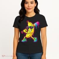 Banana Drip Ice Cream Baseball Women's T-Shirt thumb 4